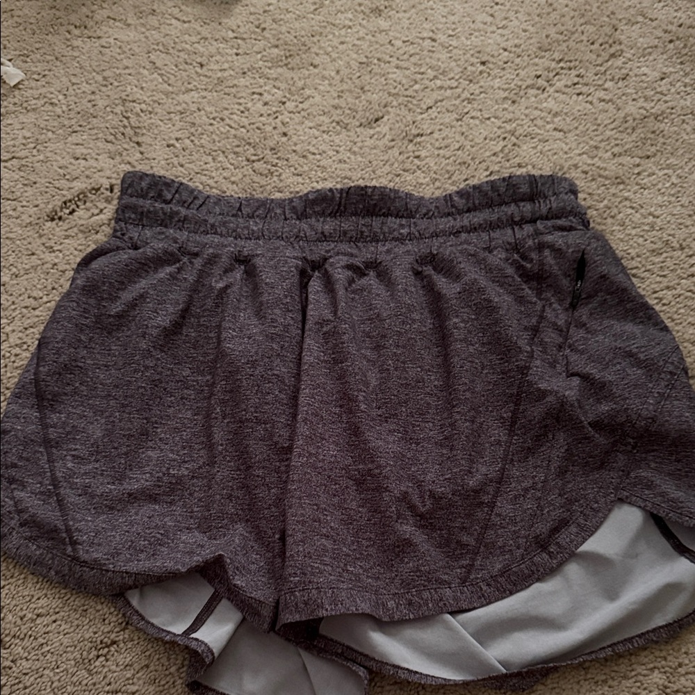 Lululemon Athletica Charcoal Athletic Shorts